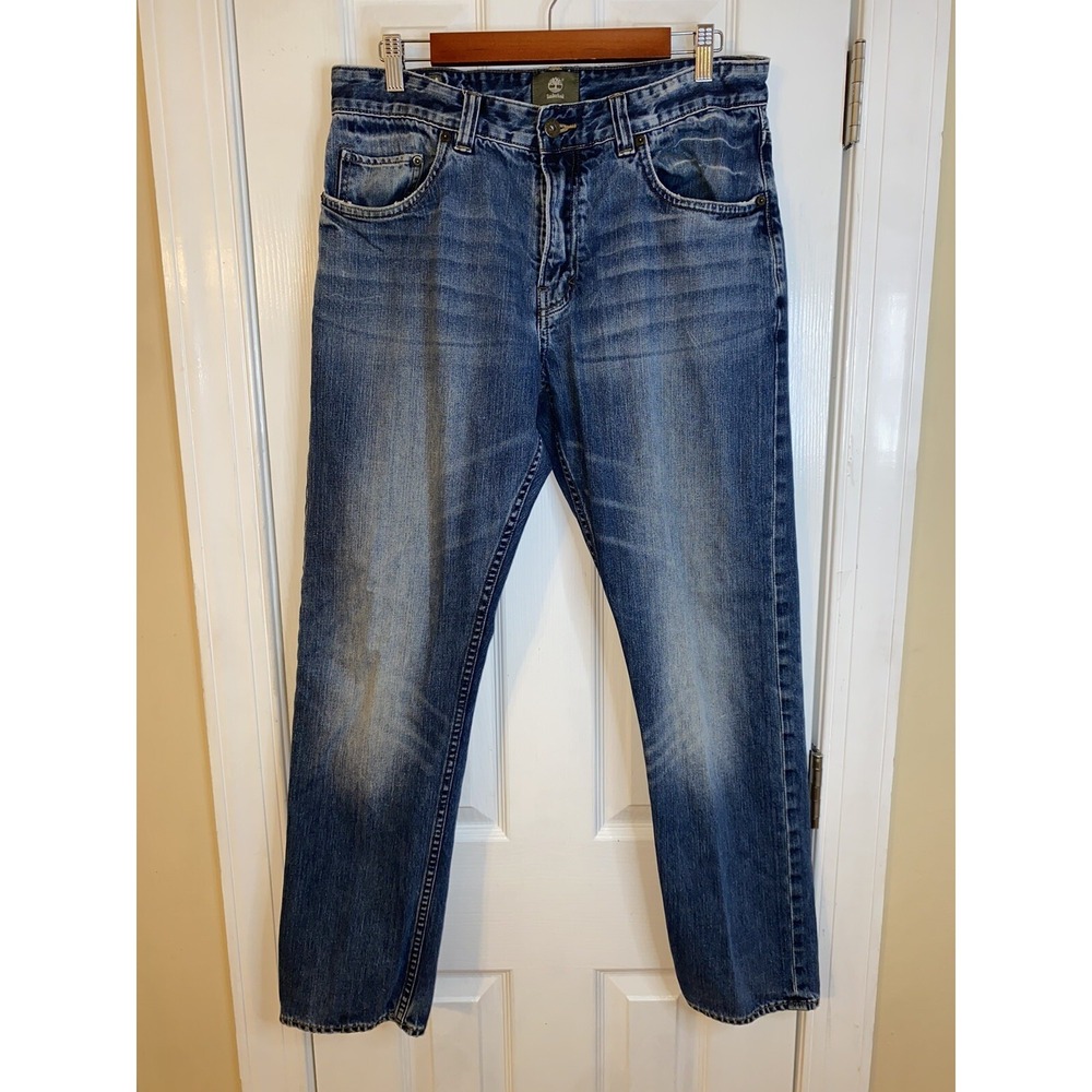 Timberland Stoneham Mens Blue Jeans 34